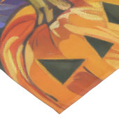 Spooky smoking kat Halloween heks en pompoen Tafelkleed (Gekanteld)