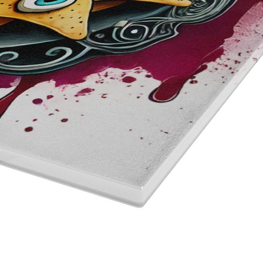 Spooky snack kunst voor Halloween feesten Snijplank (Hoek)