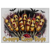 Spooky Snacks voor Ghoulish Gatherings Snijplank (Voorkant)