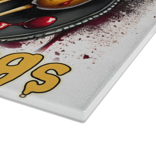 Spooky Snacks voor Ghoulish Gatherings Snijplank (Hoek)