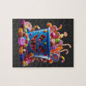 Spooky Snoep Bucket - Halloween Treats Legpuzzel (Horizontaal)