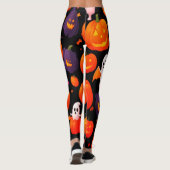 Spooky Snoep Night Stretch Broek Leggings (Achterkant)