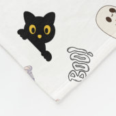 Spooky Snuggle Squad: Halloween Fleece Deken (Hoek)