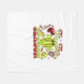 Spooky Softball Costume Funny Halloween Tis The Se Fleece Deken (Voorkant (Horizontaal))