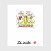 Spooky Softball Costume Funny Halloween Tis The Se Sticker (Vel)