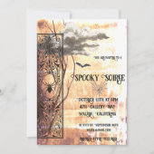 Spooky Soiree Feestdagenkaart (Voorkant)