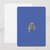 Spooky spectaculaire Halloween uitnodiging (Voorkant / Achterkant)