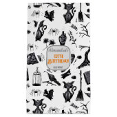 Spooky Spellbinding Halloween Verjaardagsfeestje Klein Cadeauzakje (Voorkant)