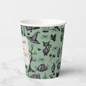 Spooky Spellbinding Halloween Verjaardagsfeestje Papieren Bekers (Links)