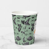 Spooky Spellbinding Halloween Verjaardagsfeestje Papieren Bekers (Rechts)