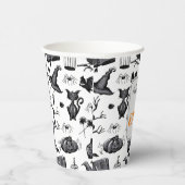 Spooky Spellbinding Halloween Verjaardagsfeestje Papieren Bekers (Rechts)