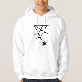 Spooky Spider Cobweb Halloween Hoodie