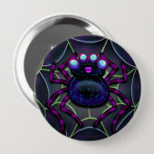 Spooky Spider Creepy Cute Ronde Button 4,0 Cm (Voorkant /achterkant)