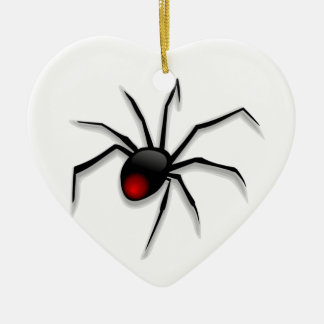 Spooky Spider en Web Keramisch Ornament