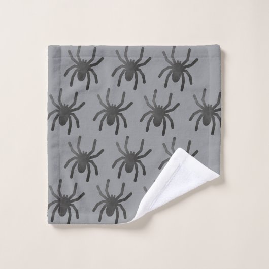 Spooky Spider Halloween Handdoeken (Wasdoekje)