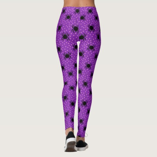 Spooky Spider Halloween Leggings (Achterkant)