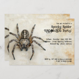 Spooky Spider HALLOWEEN Party! Kaart