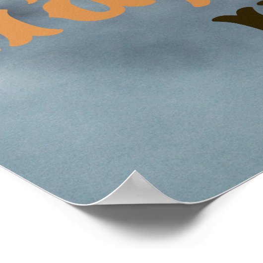 Spooky Spider Halloween Poster (Hoek)