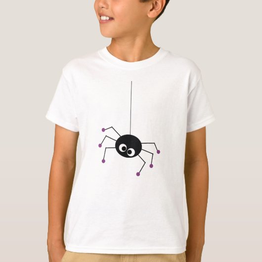 Spooky Spider Halloween Shirt (Voorkant)