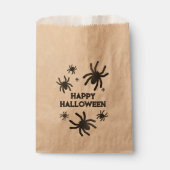 Spooky Spider Happy Halloween Bedankzakje (Voorkant)