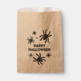 Spooky Spider Happy Halloween Bedankzakje