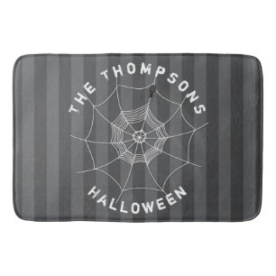 Spooky Spider in Spider Web Badmat