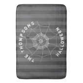 Spooky Spider in Spider Web Badmat (Voorkant Verticaal)