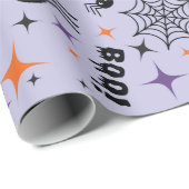 Spooky Spider Naadloos inpakpapier met spinnenwebb (Rol Hoek)