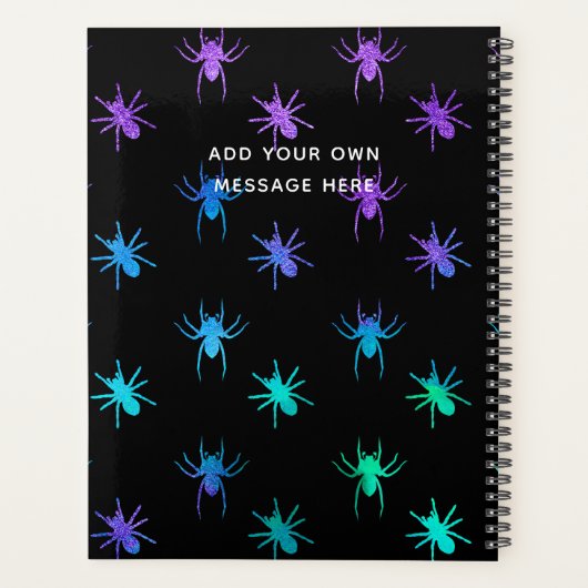 Spooky Spider Planner (Achterkant)