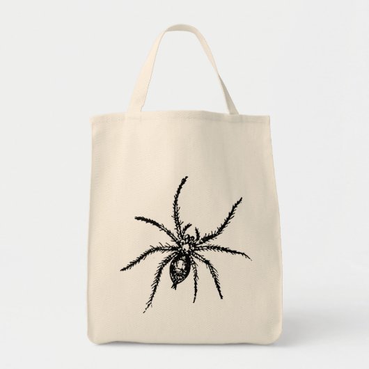 Spooky Spider voor Halloween Tote Bag (Voorkant)