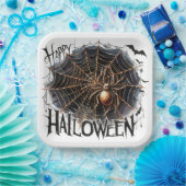 Spooky Spider Web Halloween Paper Bord (Feest)