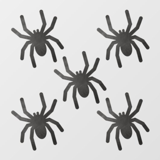 Spooky Spider Window Clings - Groot Raamsticker (Vel)