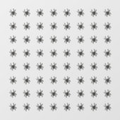 Spooky Spider Window Clings - Klein Raamsticker (Vel)