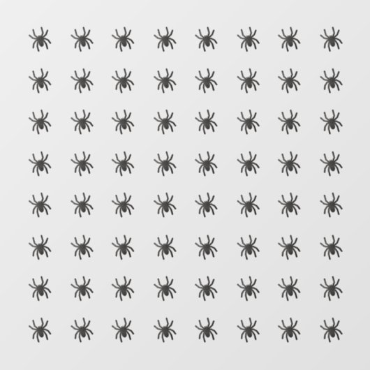 Spooky Spider Window Clings - Klein Raamsticker (Vel)