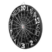 Spooky Spiderweb Halloween Dartbord (Voorkant Rechts)