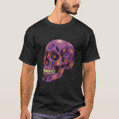 Spooky Spiderweb Skull - Halloween Vibes T-shirt (Voorkant)