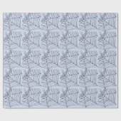 Spooky Spiderwebs Creepy Halloween Party Cadeaupapier (Vlak)