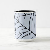 Spooky Spiderwebs Creepy Halloween Party Mok (Midden)