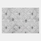 Spooky Spiderwebs Inpakpapier Vel (Voorkant 3)