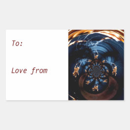 Spooky Spiers Web Custom Rechthoekige Sticker