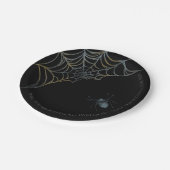 Spooky spin themed Halloween Papieren Bordje (Gekanteld)