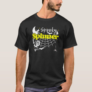 Spooky Spinner Cute Halloween Spinning Wheel Hands T-shirt