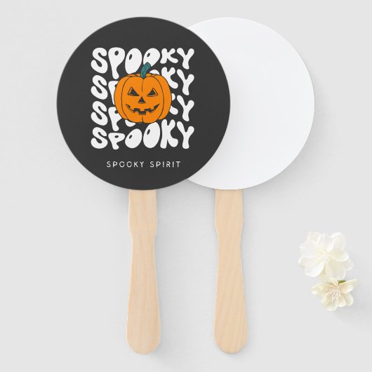 Spooky Spirit Handwaaier (Voorkant en achterkant)