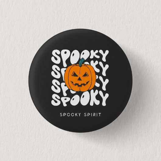 Spooky Spirit Ronde Button 3,2 Cm (Voorkant)