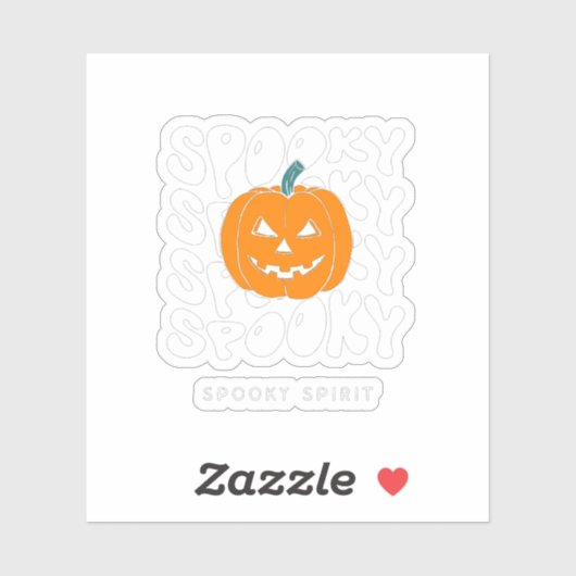 Spooky Spirit Sticker (Vel)