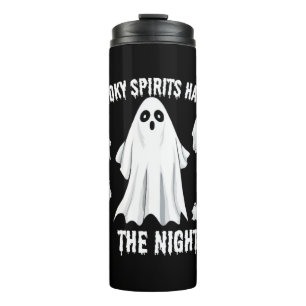 Spooky Spirits Volgen de Nacht- Halloween T-shirt Thermosbeker