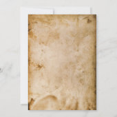 Spooky spookhuis Halloween kostuum feest Kaart (Achterkant)