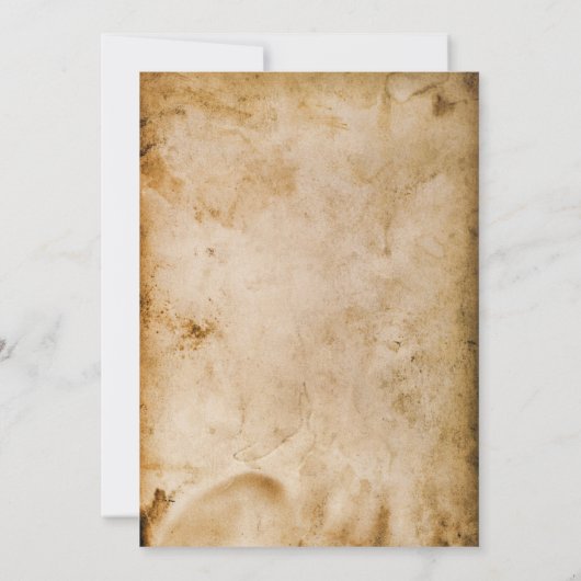 Spooky spookhuis Halloween kostuum feest Kaart (Achterkant)