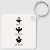 Spooky spookier spookiest ghost sleutelhanger (Achterkant)