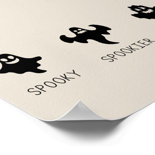 Spooky Spookier Spookiest Poster (Hoek)